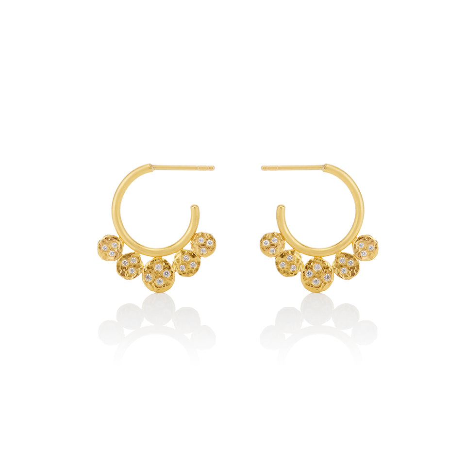 Chekhov Gold Intaglio Dangle Earrings | Ben-Amun Jewelry